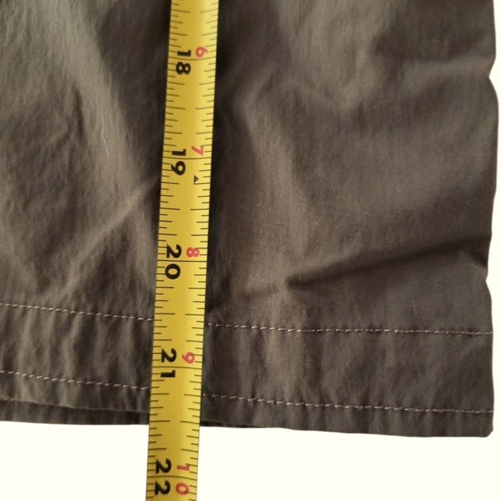 Patagonia Solimar Olive Green Bermuda Cargo Hiking Shorts Size 6 - Picture 5 of 9